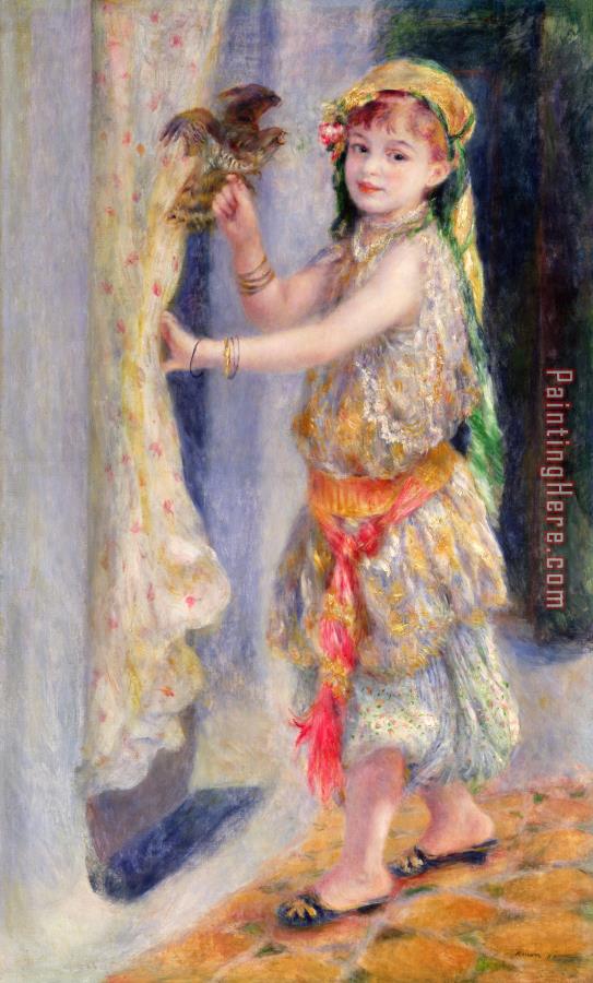 Pierre Auguste Renoir Mademoiselle Fleury in Algerian Costume
